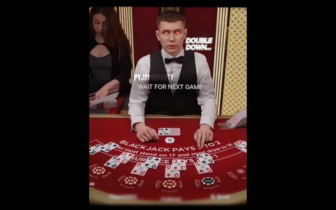 Dealer Caught Helping Players Win ! #blackjack #online