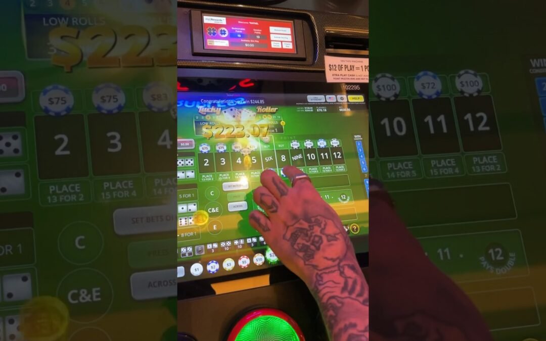 Let me show you how to double $500 on bubble craps #casino #gamble #craps #gambling #lasvegas