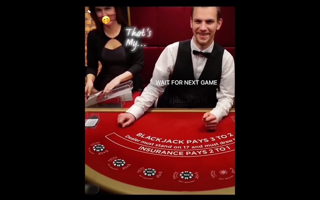 pov: your gf works at online casino 🤪💀 #blackjack #shorts