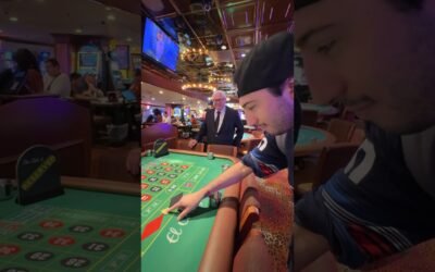 CASINO OWNER WATCHES ME BET $1000 ON ROULETTE! 😅👀 #lasvegas #casino #gambling