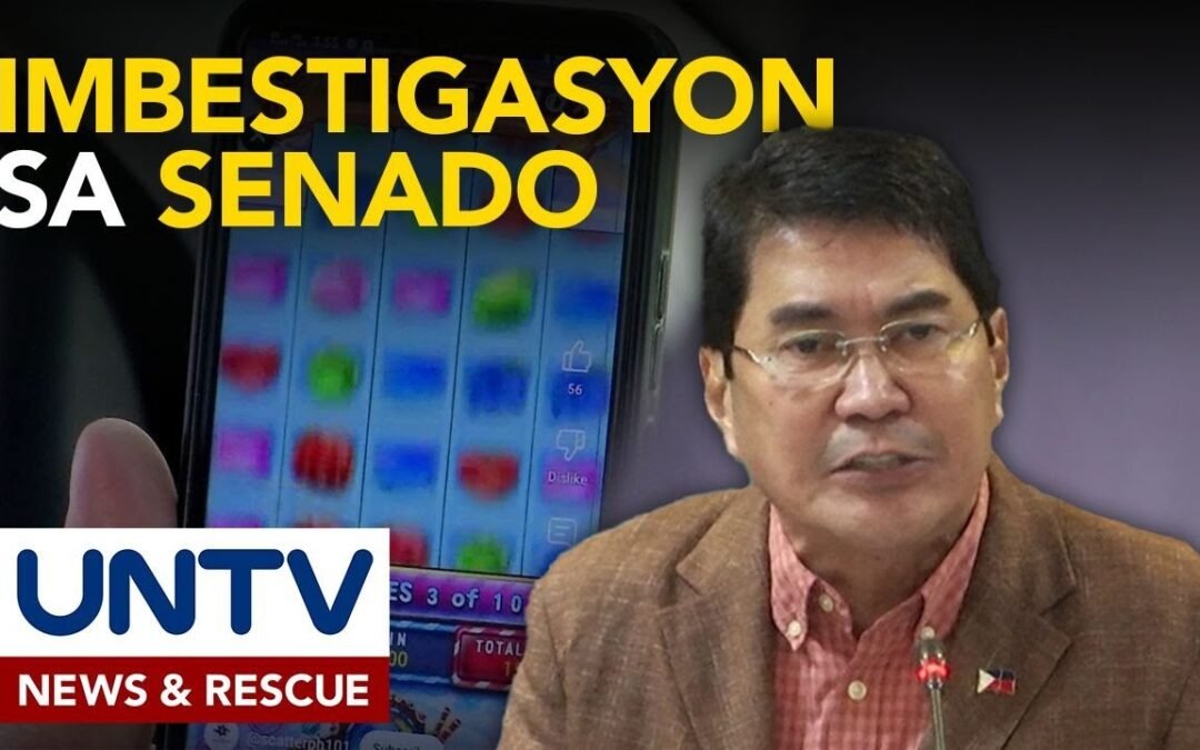 Isyu ng online gambling iniimbestigahan sa Senado