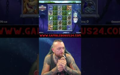 Razor Returns zum dritten!!!🐱100er Multi sharkbonus  #casino  #bonus #deutsch #razor #returns