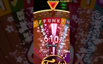 💲 Crazy amount of Cash – Funky Time Big Win 🎵 #casinoscores #casino #bigwin