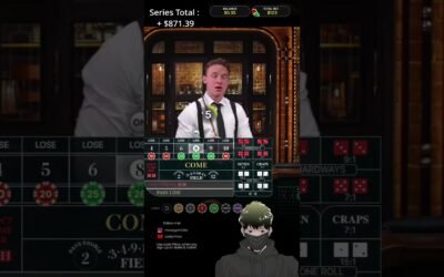 Day 24 playing online craps casino everyday! #roobet #blackjack #casino #gamble #stake