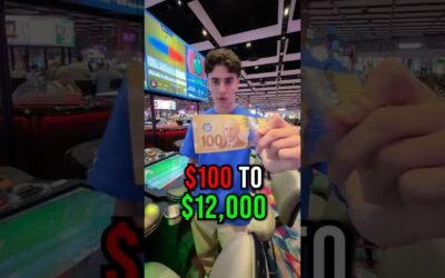 TURNING $100 INTO $12,800💰🙏 #casino #gambling #blackjack #lasvegas