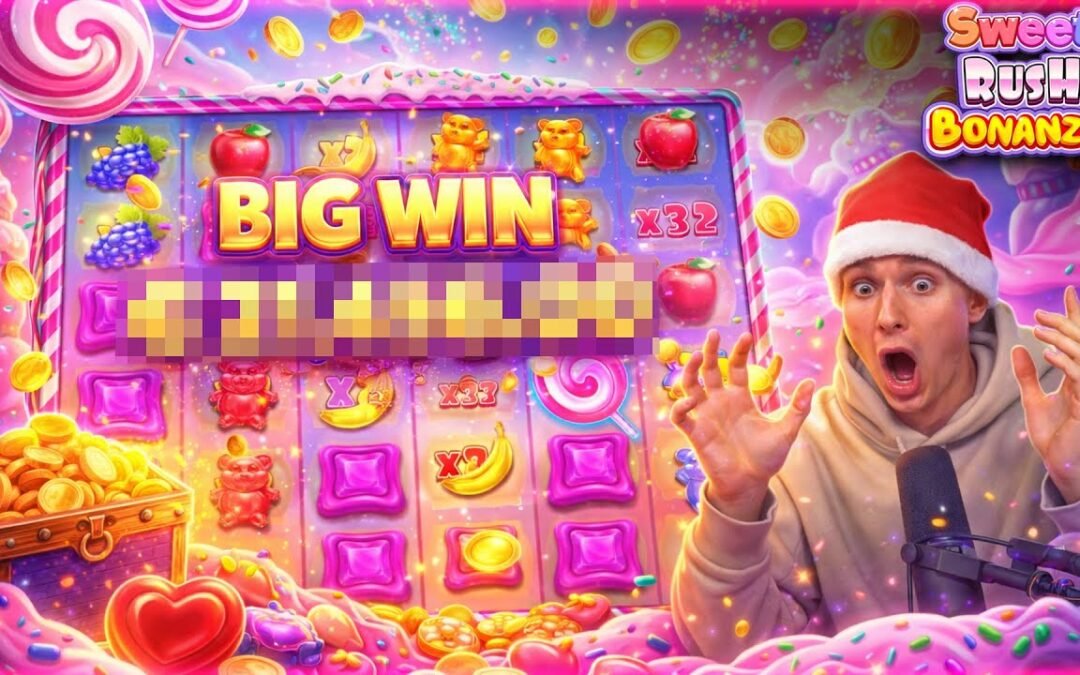 Alles auf eine Karte! Sweet Rush Bonanza Risiko-Kauf!🍬🍎| Casino Slot Stream Highlights