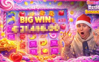 Alles auf eine Karte! Sweet Rush Bonanza Risiko-Kauf!🍬🍎| Casino Slot Stream Highlights