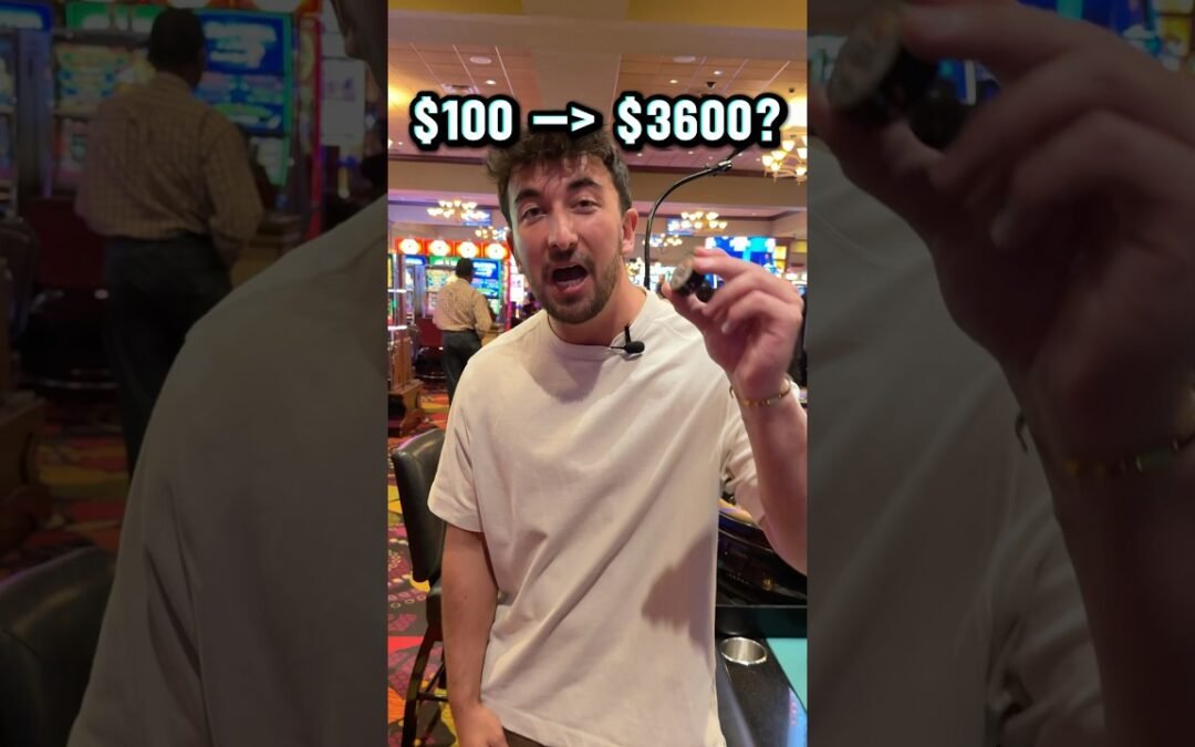 I Bet $100 on FIVE Roulette Numbers! #casino #gambling #roulette #blackjack #win