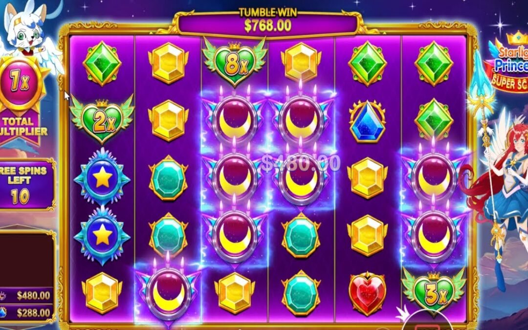 STARLIGHT PRINCESS SUPER SCATTER NICE GAME PLAY BONUS BUY ONLINE CASINO SLOT