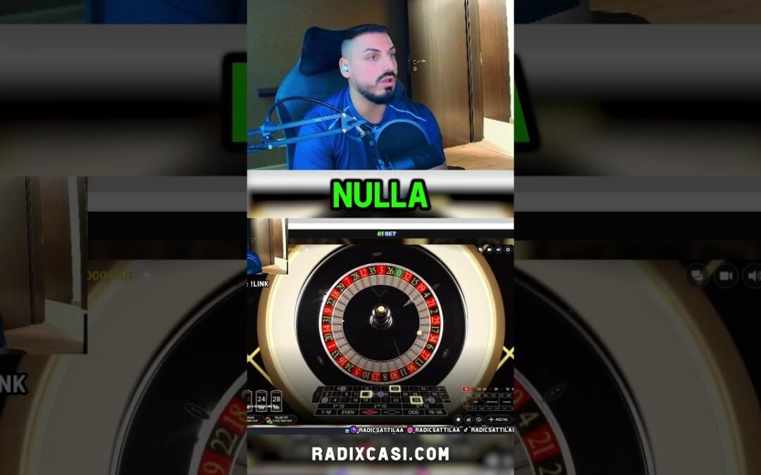ROULETTE ⚫️🔴 18 MILLIÓ FORINT WIN 💰 #radics #radicsattila #casino #roulette #gambling #bigwin