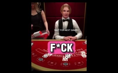He thinks screen’s OFF and swears ⚠️ #live #casino #fails