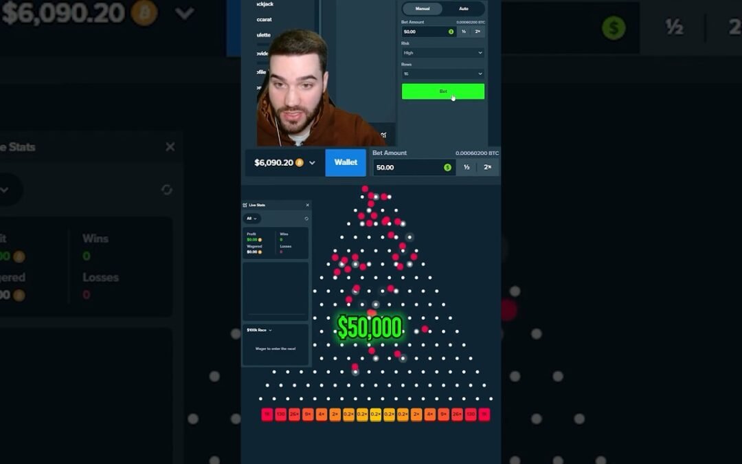 Spamming $50 Plinko Balls As Fast As Possible..