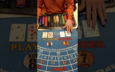 Can I run $100 to $800 in 3 simple steps on baccarat? #casino #gamble #lasvegas #baccarat #gambling
