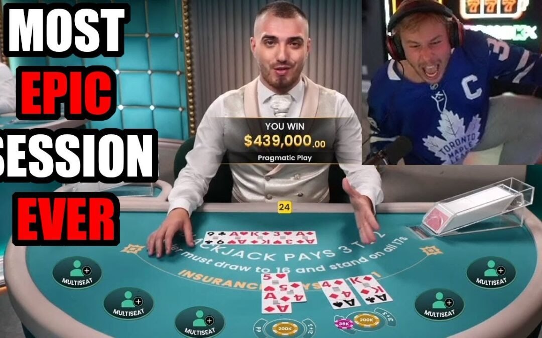 The MOST Epic BlackJack Session Ever !!
