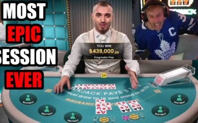 The MOST Epic BlackJack Session Ever !!